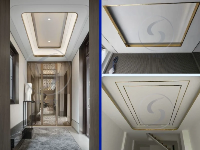 Tổng hợp kích thước nẹp nhựa thạch cao thông dụng và cách chọn đúng 10 Trần thạch cao sử dụng nẹp nhựa và nẹp inox 071125