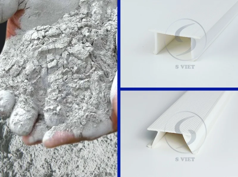 Vật liệu thi công nẹp chỉ âm tường 01125