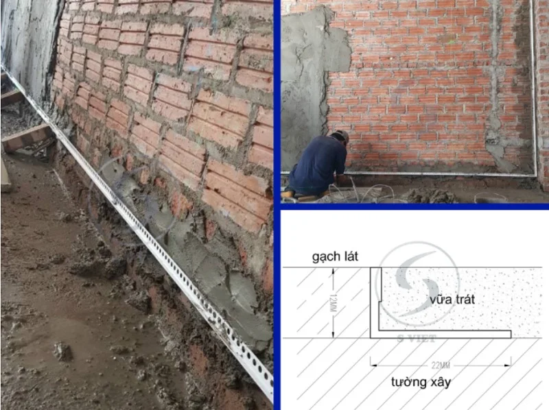 Tất Tần Tật Về Nẹp Chặn Vữa: Công Dụng, Cách Dùng và Ứng Dụng Thực Tế 4 Hướng dẫn thi công nẹp nhựa chặn vữa 091225