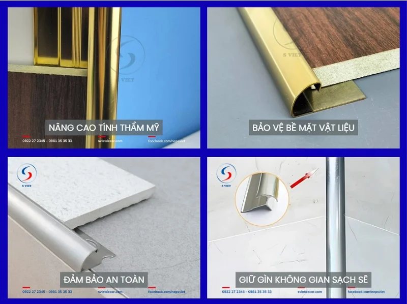 Nẹp bo góc tròn là gì? Có những loại nào? Mức giá ra sao? 2 Nẹp bo góc tròn và tính ứng dụng 131225