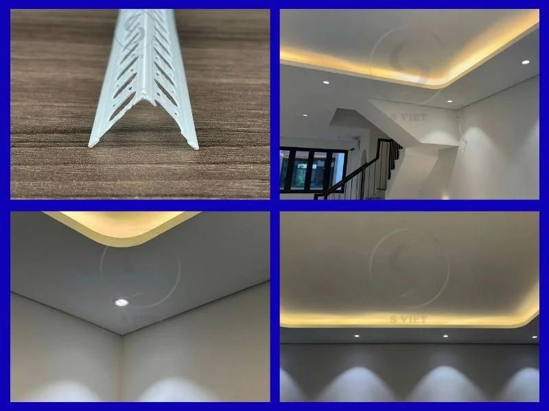 Nẹp góc âm là gì? Có nên sử dụng nẹp góc âm? Giá bán cụ thể bao nhiêu? 5 Nẹp góc thạch cao v20x20 251225