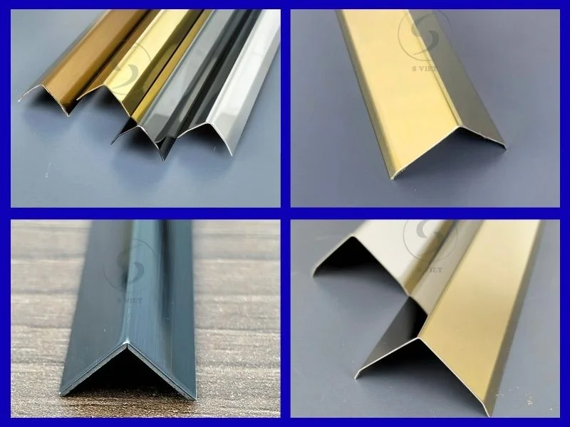 Nẹp Inox mạ PVD là gì? Có những loại nào? Giá bán bao nhiêu? 2 Nẹp inox chữ V 304 30122025