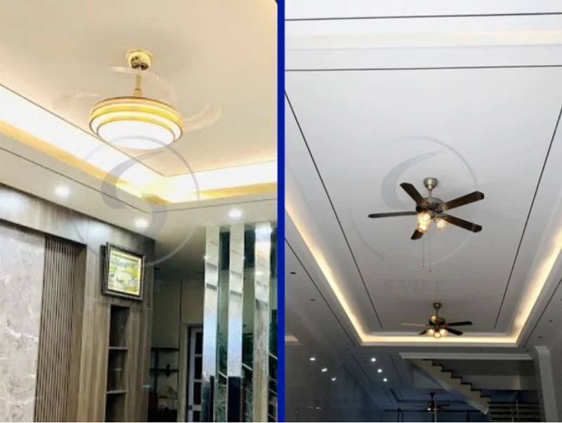 Nẹp ron âm trần thạch cao: Giải pháp hoàn thiện trần đẹp và bền 5 Nẹp ron âm trần thạch cao trong thực tế công trình 101225