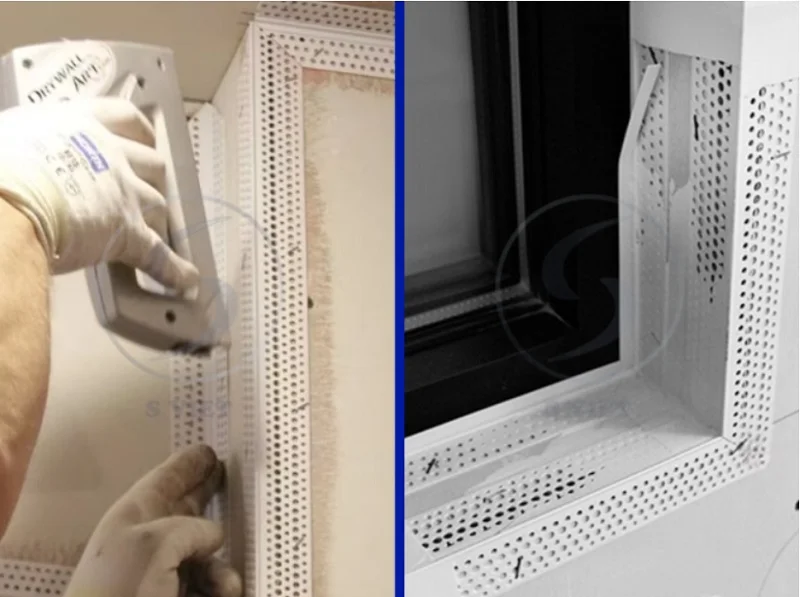 Nẹp Góc Thạch Cao: Giải Pháp Tăng Độ Bền Và Thẩm Mỹ Cho Góc Công Trình 8 Quá trình thi công trát nẹp góc thạch cao 151225