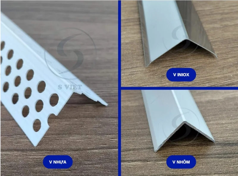 Tất Tần Tật Về Nẹp V Nhựa: Công Dụng, Phân Loại Và Cách Chọn Chuẩn 7 So sánh nẹp V nhựa và V kim loạt 271225