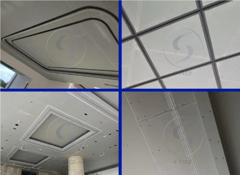 Nẹp ron âm trần thạch cao: Giải pháp hoàn thiện trần đẹp và bền 7 Thi công nẹp ron âm trần thạch cao 101225