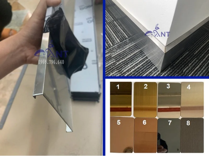 TOP 5 Công Ty Phân Phối Len Chân Tường Inox Hà Nội Uy Tín 4 Len chân tường inox Ant 2126