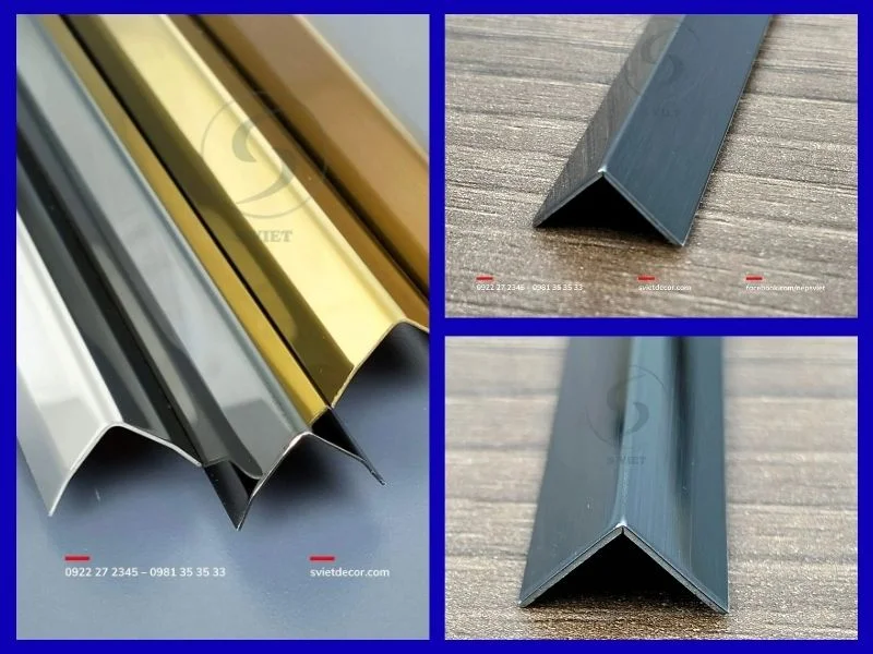 Tổng quan nẹp V đen: Phân loại, màu sắc và ứng dụng thực tế 3 Nẹp V đen inox 304 220126