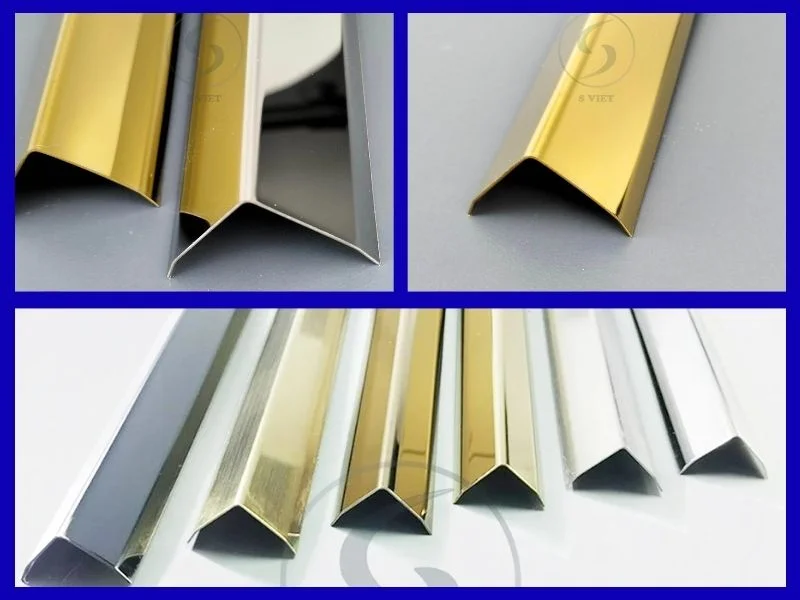 Tổng hợp các mẫu nẹp V inox mạ vàng phổ biến hiện nay 1 Nẹp V inox mạ vàng 270126