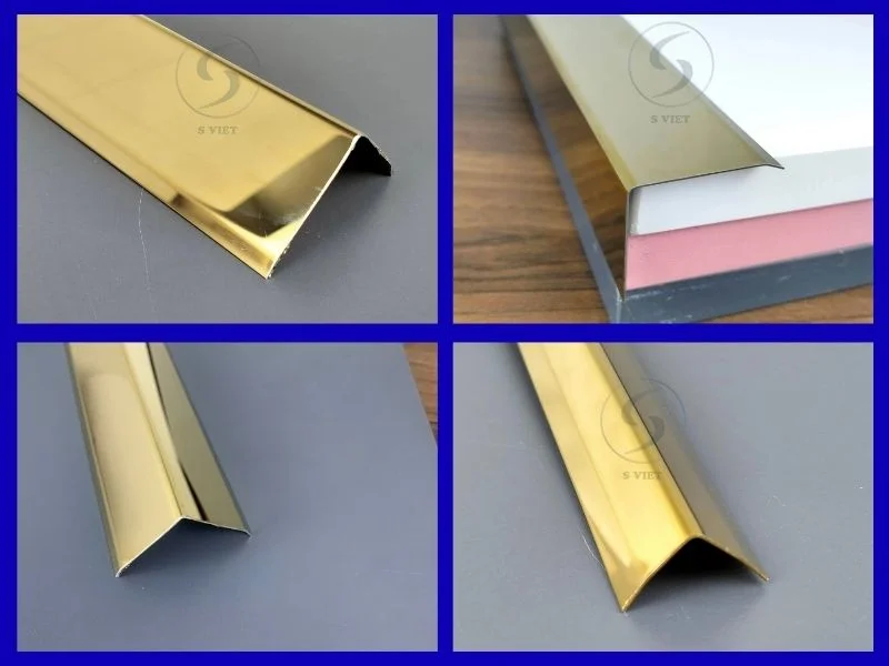 Tổng hợp các mẫu nẹp V inox mạ vàng phổ biến hiện nay 4 Nẹp V inox vàng bóng 270126