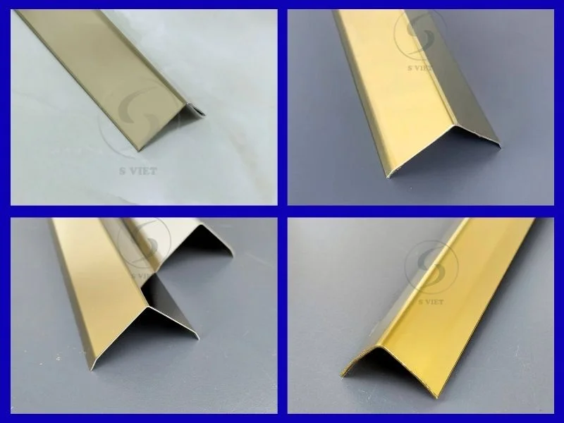 Tổng hợp các mẫu nẹp V inox mạ vàng phổ biến hiện nay 3 Nẹp V inox vàng mờ 270126