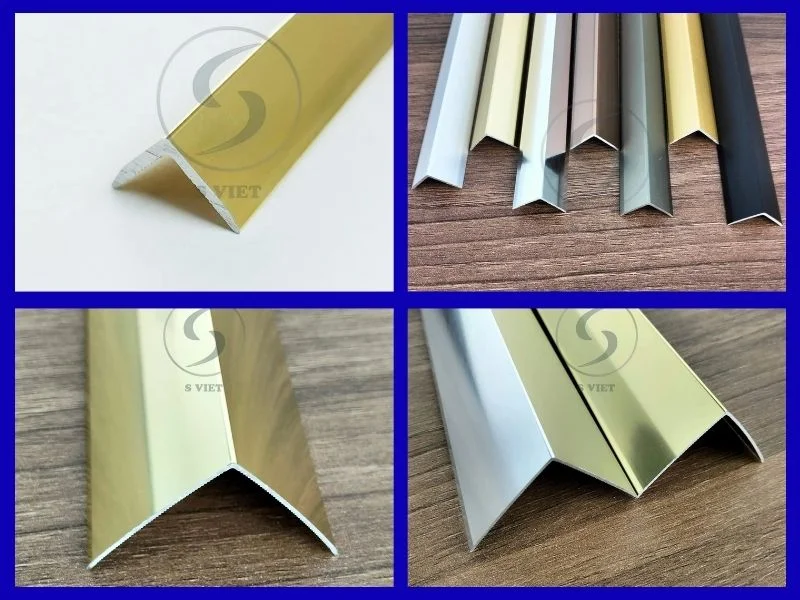 Tổng quan nẹp V vàng: màu sắc, phân loại trong trang trí nội thất 2 Nẹp V vàng nhôm 200126