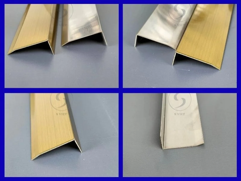 Top kích thước nẹp kết thúc sàn gỗ inox phổ biến hiện nay 5 Nẹp inox chữ L25x10mm 030126