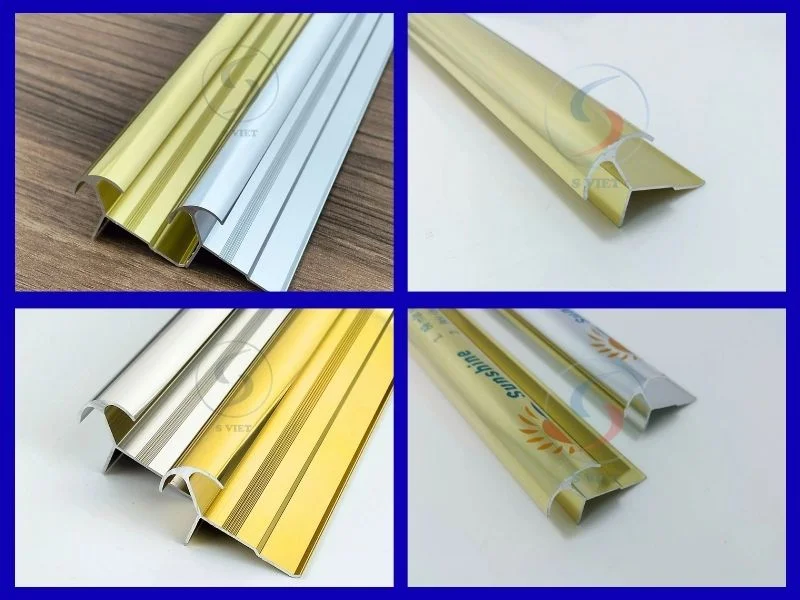 Địa chỉ mua nẹp tròn uy tín, chất lượng, đủ mẫu mã, giá ưu đãi 3 Nẹp nhôm góc tròn ngoài MY12 100126