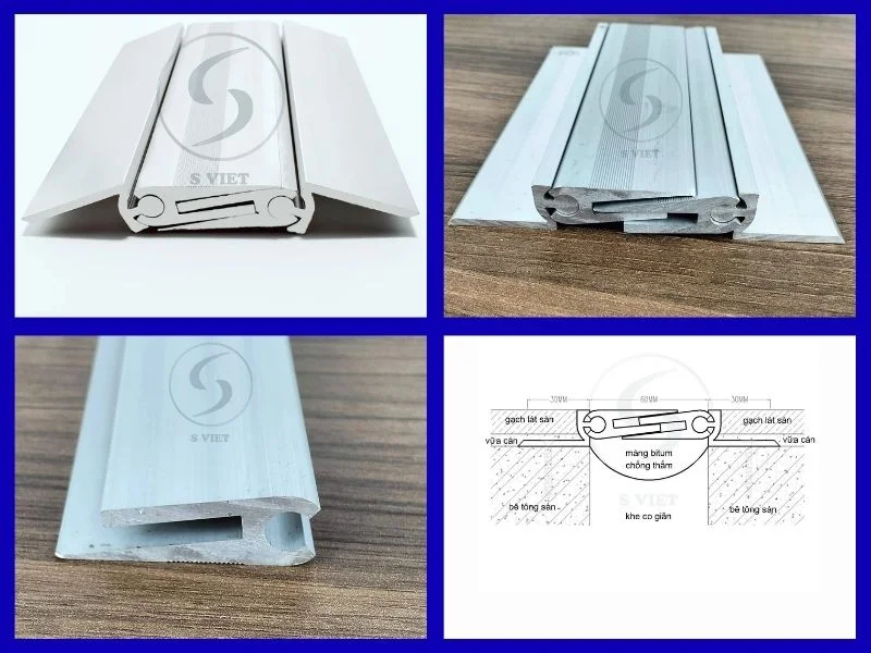 Tổng quan nẹp khe lún: Phân loại, công dụng và báo giá 5 Nẹp khe co giãn 0405 030226