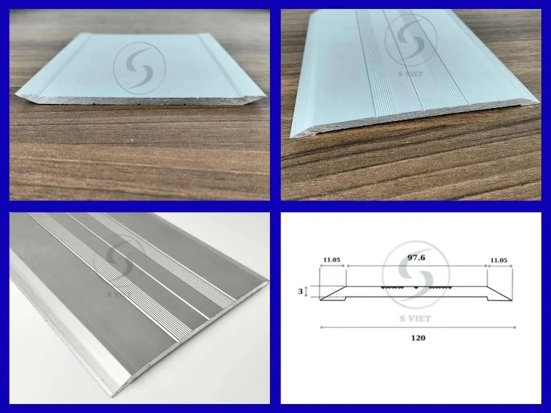 Tổng quan nẹp khe lún: Phân loại, công dụng và báo giá 3 Nẹp khe lún - co giãn MP120