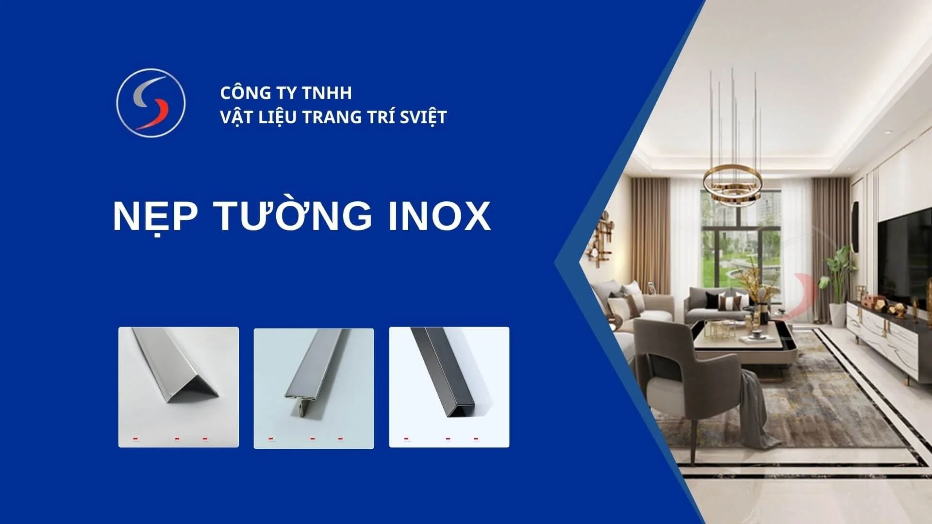 Ảnh đại diện nẹp tường inox