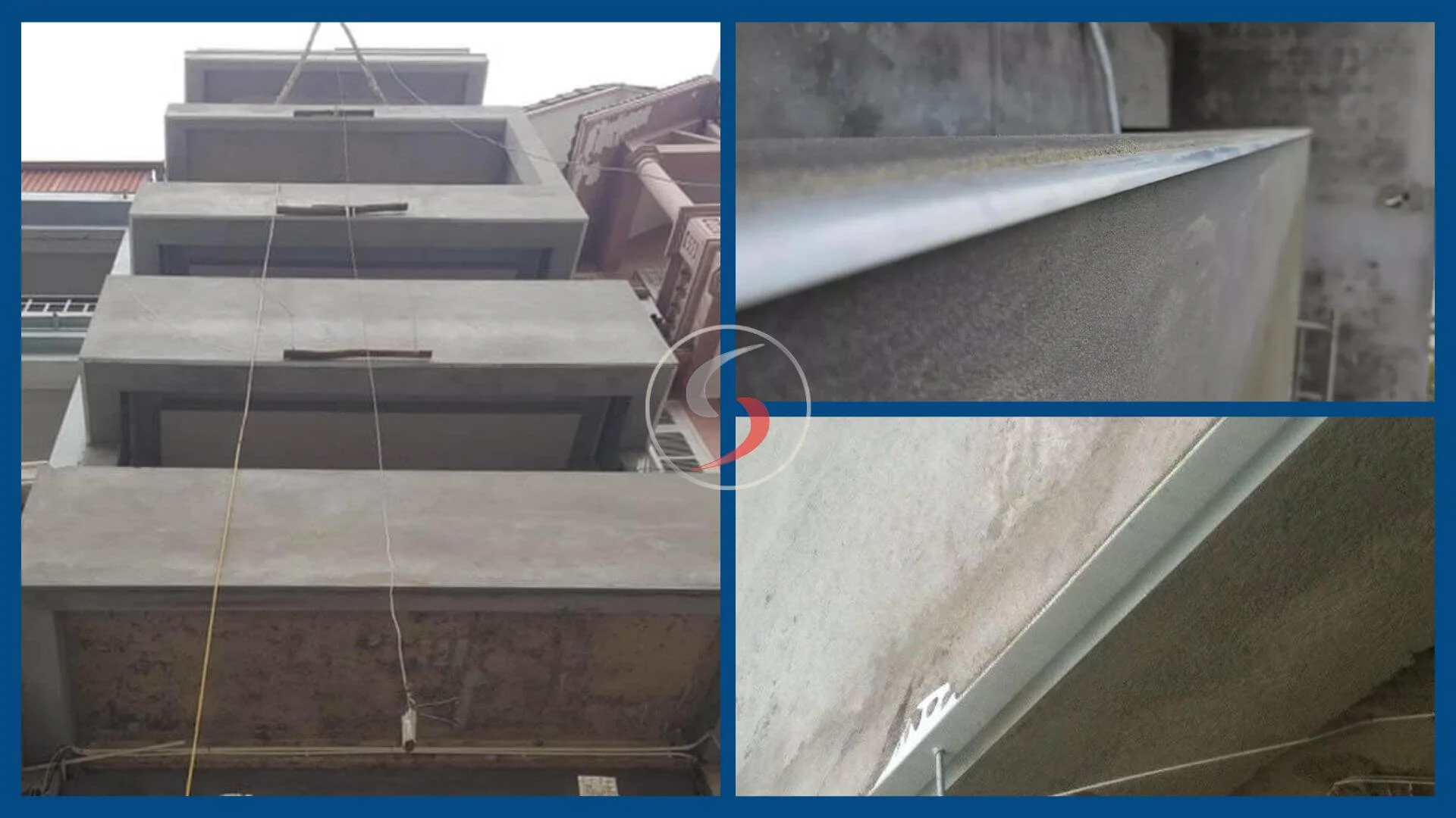 Nẹp chỉ cắt nước mưa: Bí quyết bảo vệ mặt tiền luôn bền đẹp chuẩn 5 sao. 4 Gắn nẹp chỉ cắt nước mưa