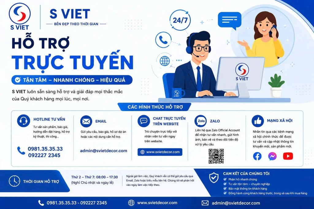 Hình thức hỗ trợ trực tuyến 1 Hình thức hỗ trợ trực tuyến